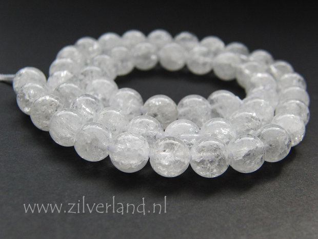 8mm Bergkristal Kralen/ Snowflake