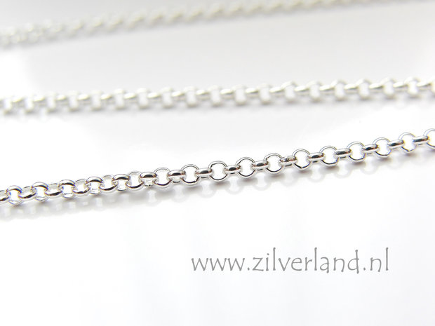 1 Meter Sterling Zilveren Jasseron- 1,80mm Rolo