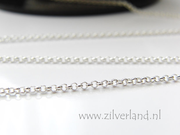 1 Meter Sterling Zilveren Jasseron- 1,80mm Rolo