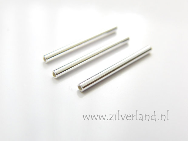 10 Stuks 20mm Sterling Zilveren Buiskralen