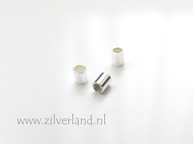 10 Stuks 3mm Sterling Zilveren Buiskralen