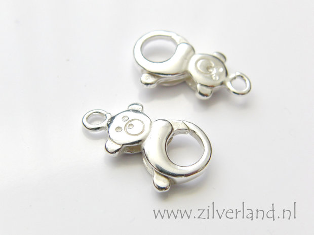21mm Sterling Zilveren Sluiting- Beer