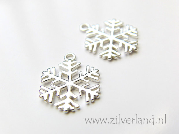 - Sterling Zilveren Hanger- Sneeuwvlok