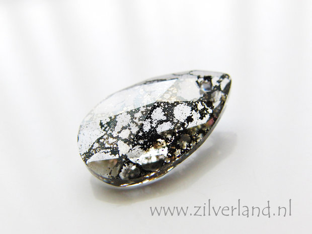 Swarovski Almond Kristal "Crystal Black Patina"