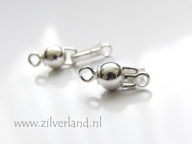 6mm Sterling Zilveren Bakslot