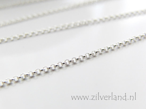 10 cm Sterling Zilveren Jasseron- 1,50mm Rolo