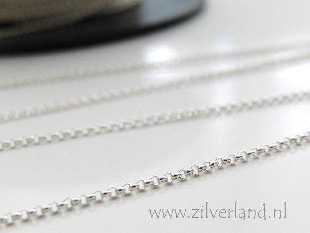 10 cm Sterling Zilveren Jasseron- 1,50mm Rolo