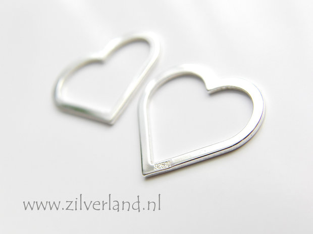 Sterling Zilveren Hanger- Hart