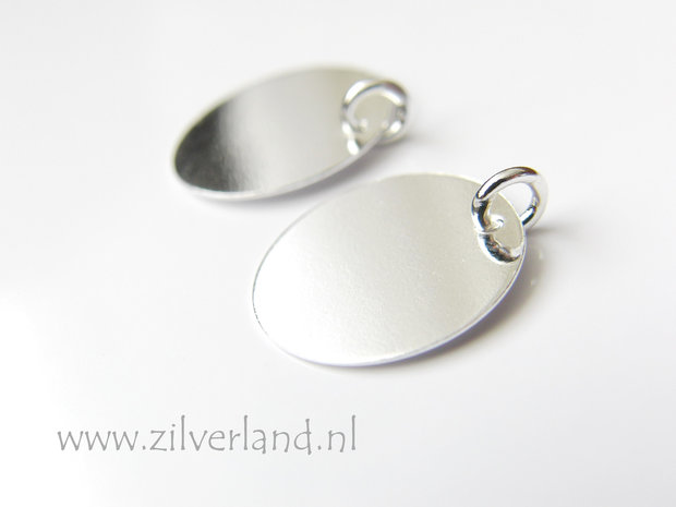 16,50mm-0,35mm Sterling Zilveren Hanger- Rond