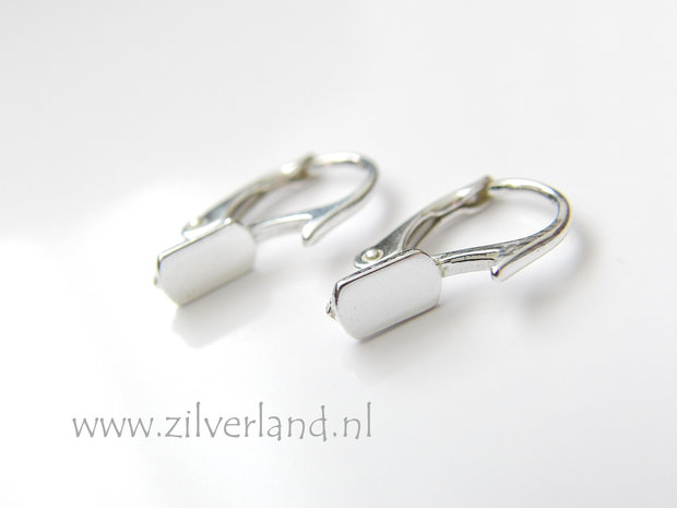 Sterling Zilveren Oorhaken met Verlijmplaatje