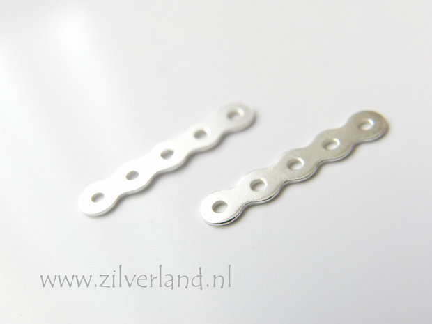 4 Stuks Sterling Zilveren Verdelers voor Vijf Snoeren