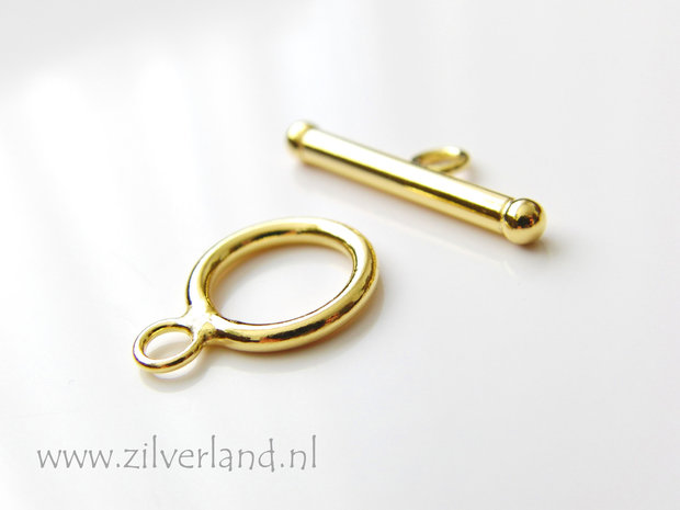 Sterling Zilveren Kapittelslot- Verguld