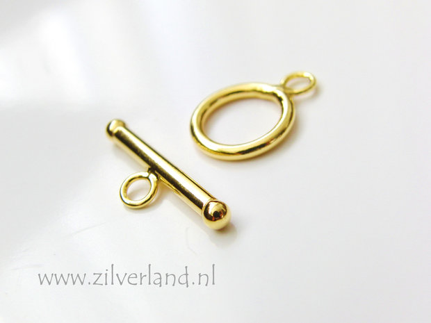 Sterling Zilveren Kapittelslot- Verguld