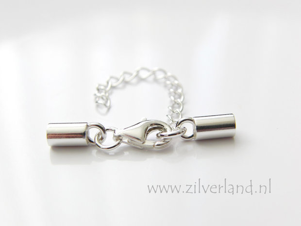 Sterling Zilveren Eindstuk 3mm- Set