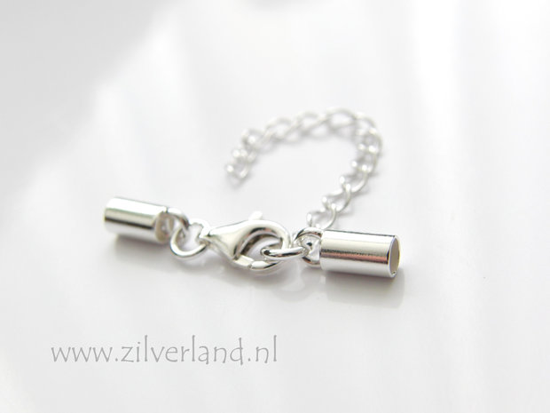 Sterling Zilveren Eindstuk 3mm- Set