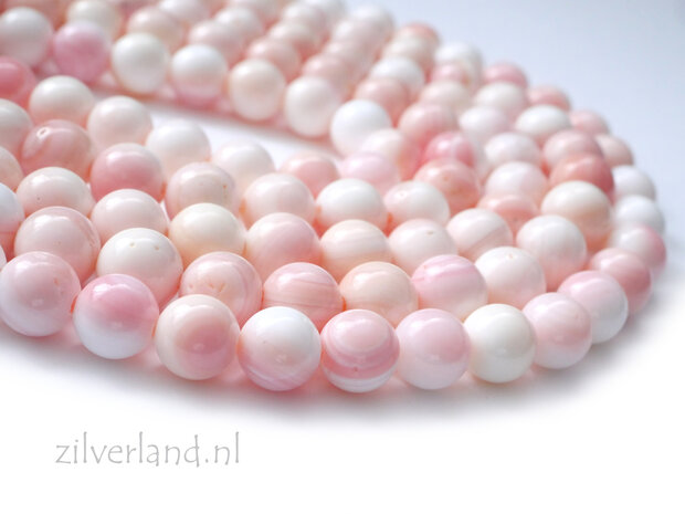 8mm Roze Queen Conch Schelp Kralen