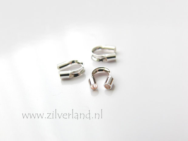 10 Stuks Sterling Zilveren Draadbeschermer