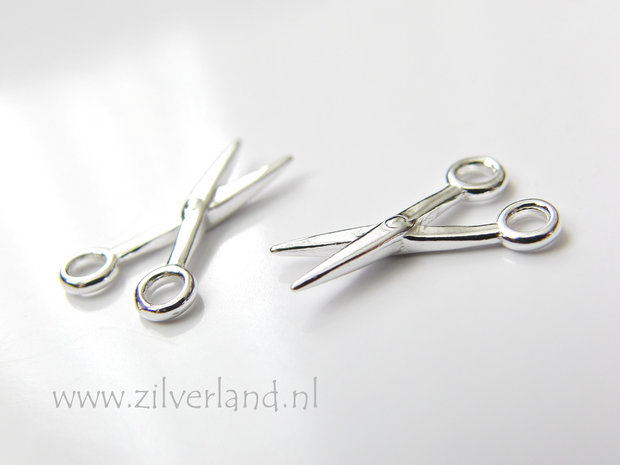 1 Stuk Sterling Zilveren Bedel- Schaar