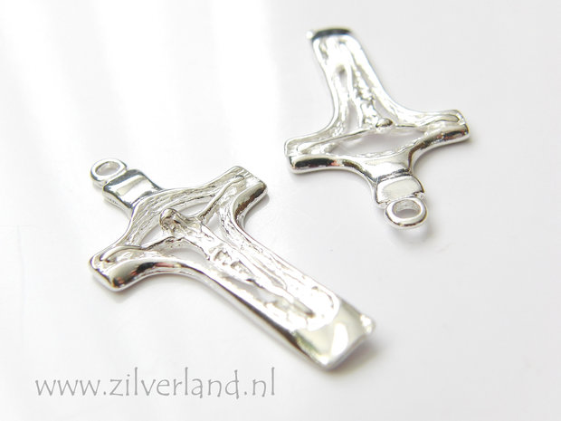 1 Stuk Sterling Zilveren Hanger- Kruis