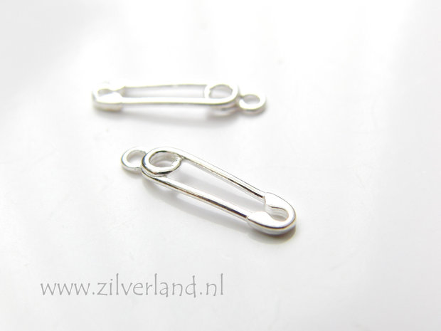 1 Stuk Sterling Zilveren Bedel- Veiligheidsspeld
