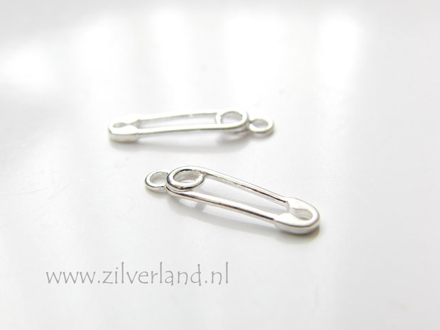 1 Stuk Sterling Zilveren Bedel- Veiligheidsspeld