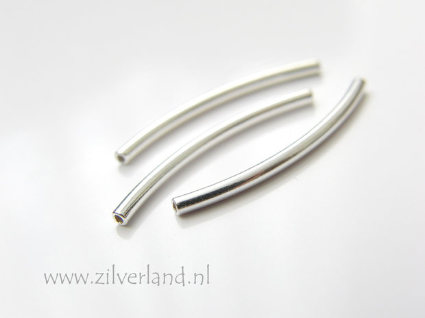 10 Stuks 25mm Sterling Zilveren Buiskralen