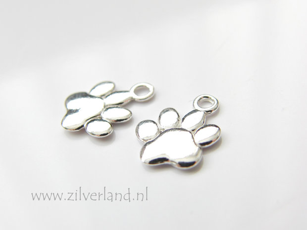 1 Stuk Sterling Zilveren Bedel- Poot