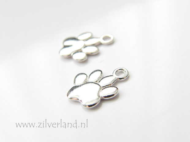 1 Stuk Sterling Zilveren Bedel- Poot