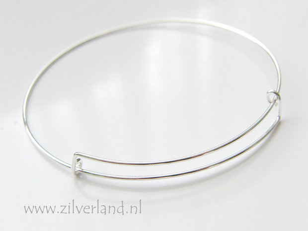 draagbaar Entertainment Ijsbeer Sterling Zilveren Draad Armband voor Bedels - Zilverland- Zilveren Sieraden  Onderdelen & Edelstenen Kralen
