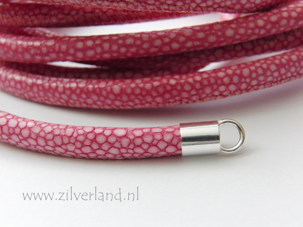 20cm Gestikt 6mm Leerkoord- Stingray