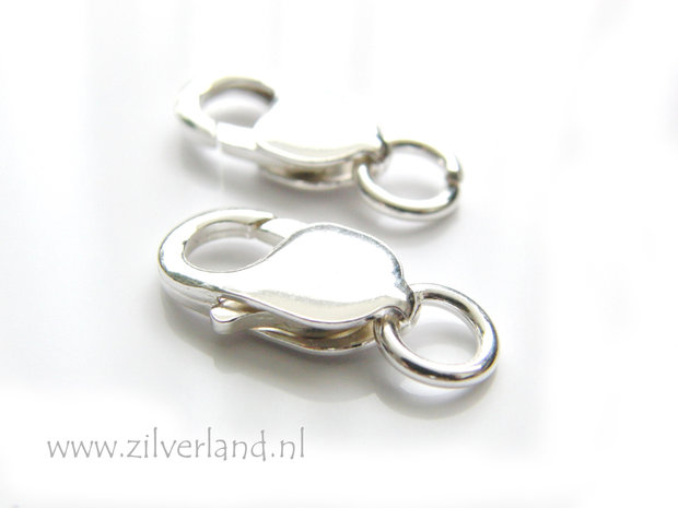 18mm Sterling Zilveren Lobsterslot
