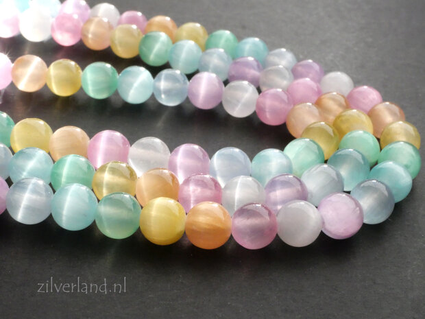 6mm Seleniet Edelstenen Kralen