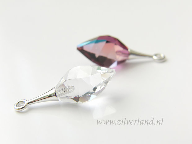 Swarovski Twisted Drop Kristal "Crystal"
