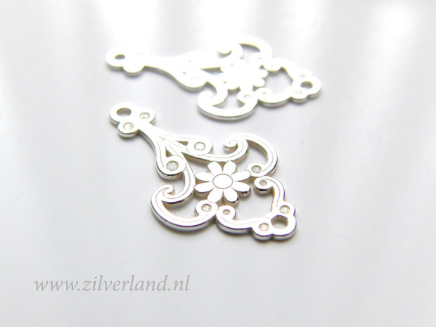 2 Stuks Sterling Zilveren Chandelier