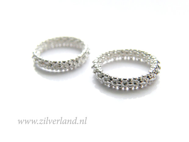 1 Stuk Sterling Zilveren Ring