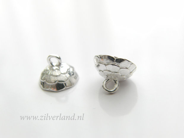 1 Stuk Sterling Zilveren Kraalhanger met Pin