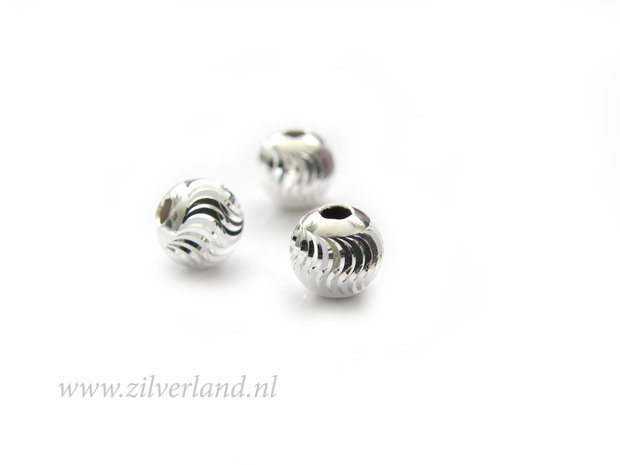 10 Stuks 6mm Sterling Zilveren Kralen