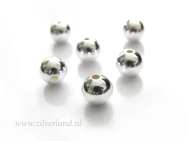 10 Stuks 8mm Sterling Zilveren Kralen