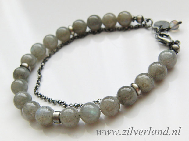 Edelstenen Armband met Labradoriet