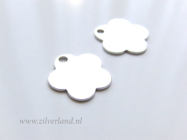 Sterling Zilveren Hanger- Bloem