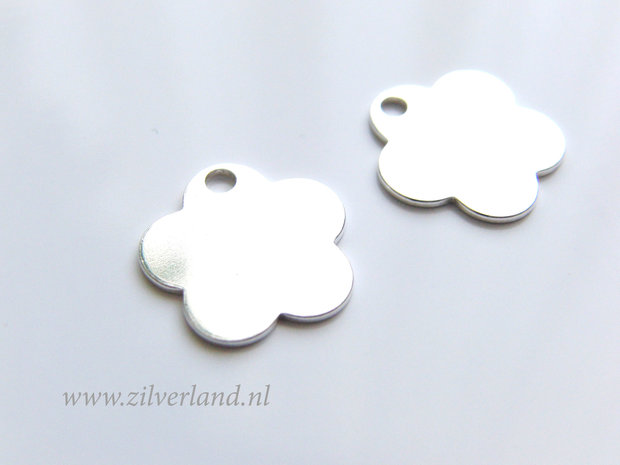 Sterling Zilveren Hanger- Bloem