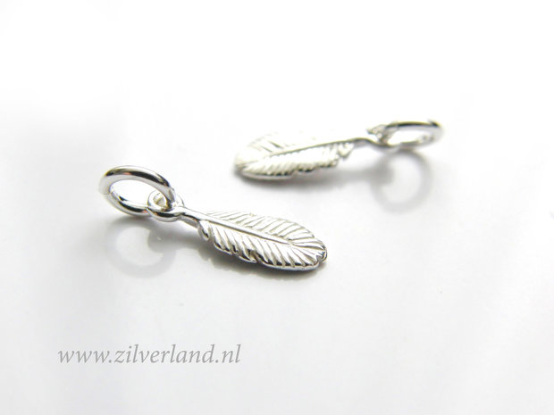 1 Stuk Sterling Zilveren Bedel- Veer