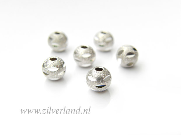 10 Stuks 6mm Sterling Zilveren Kralen