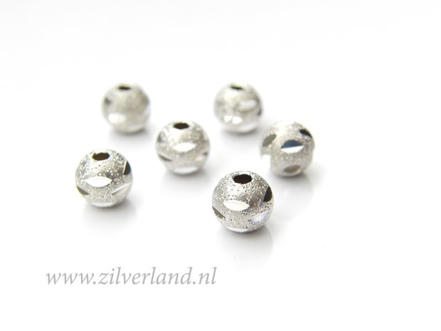10 Stuks 6mm Sterling Zilveren Kralen