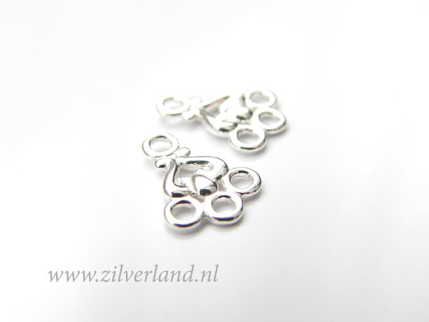 2 Stuks Sterling Zilveren Chandelier/Connector
