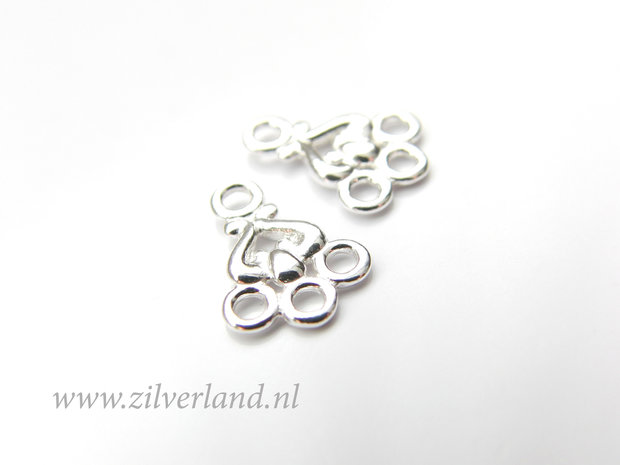 2 Stuks Sterling Zilveren Chandelier/Connector