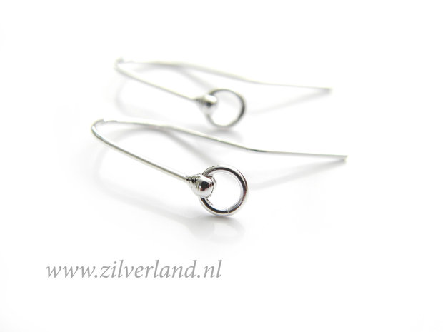 Sterling Zilveren Oorhaken met Montagering