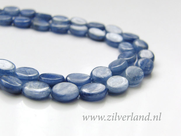 A kwaliteit 9x7mm Kyaniet Edelstenen Kralen- Ovaal