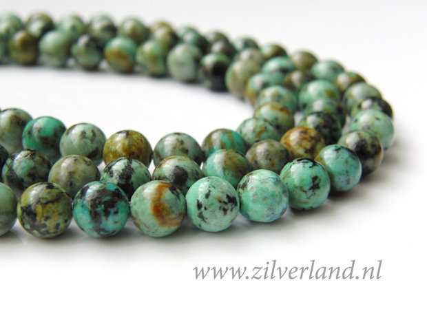 8mm Afrikaanse Turkoois Edelstenen Kralen