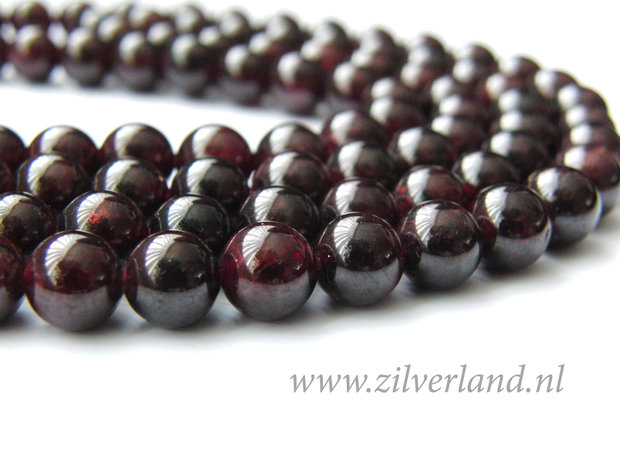 8mm Granaat Edelstenen Kralen